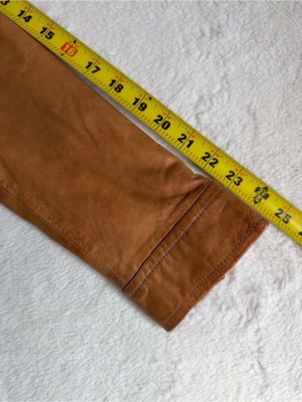 Banana Republic Cognac Leather Jacket - Picture 9 of 16